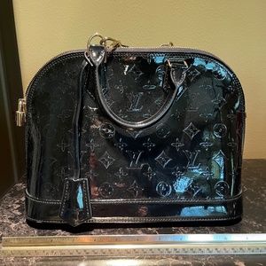 Faux Black Purse